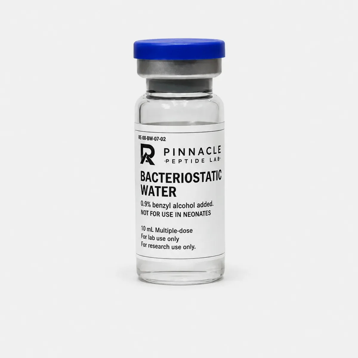 Bacteriostatic Water 10mL research vial